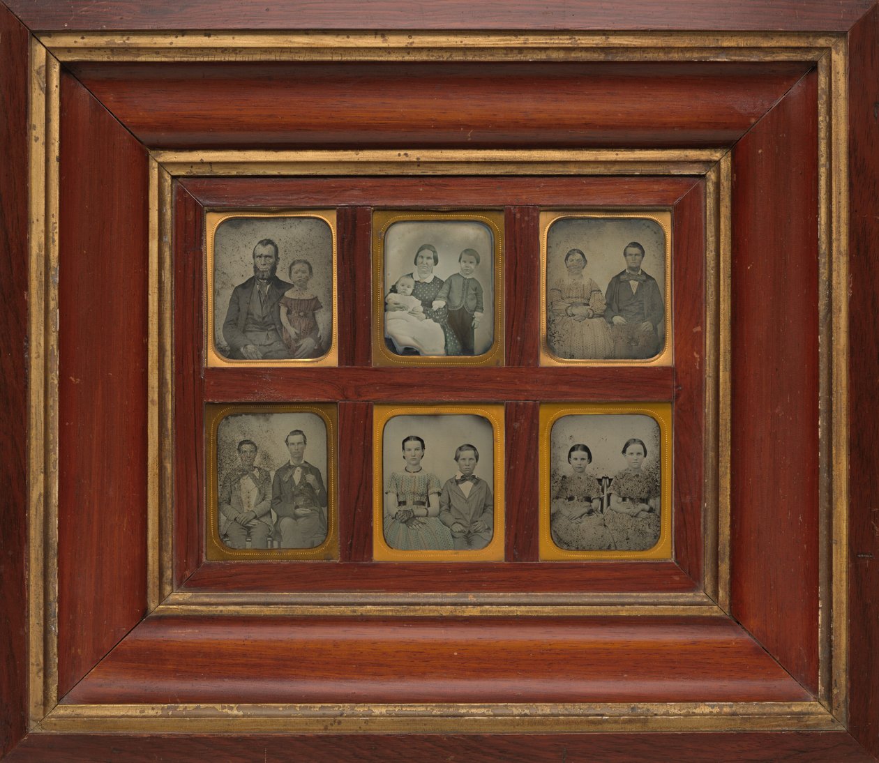 La familia Smith de American 19th Century