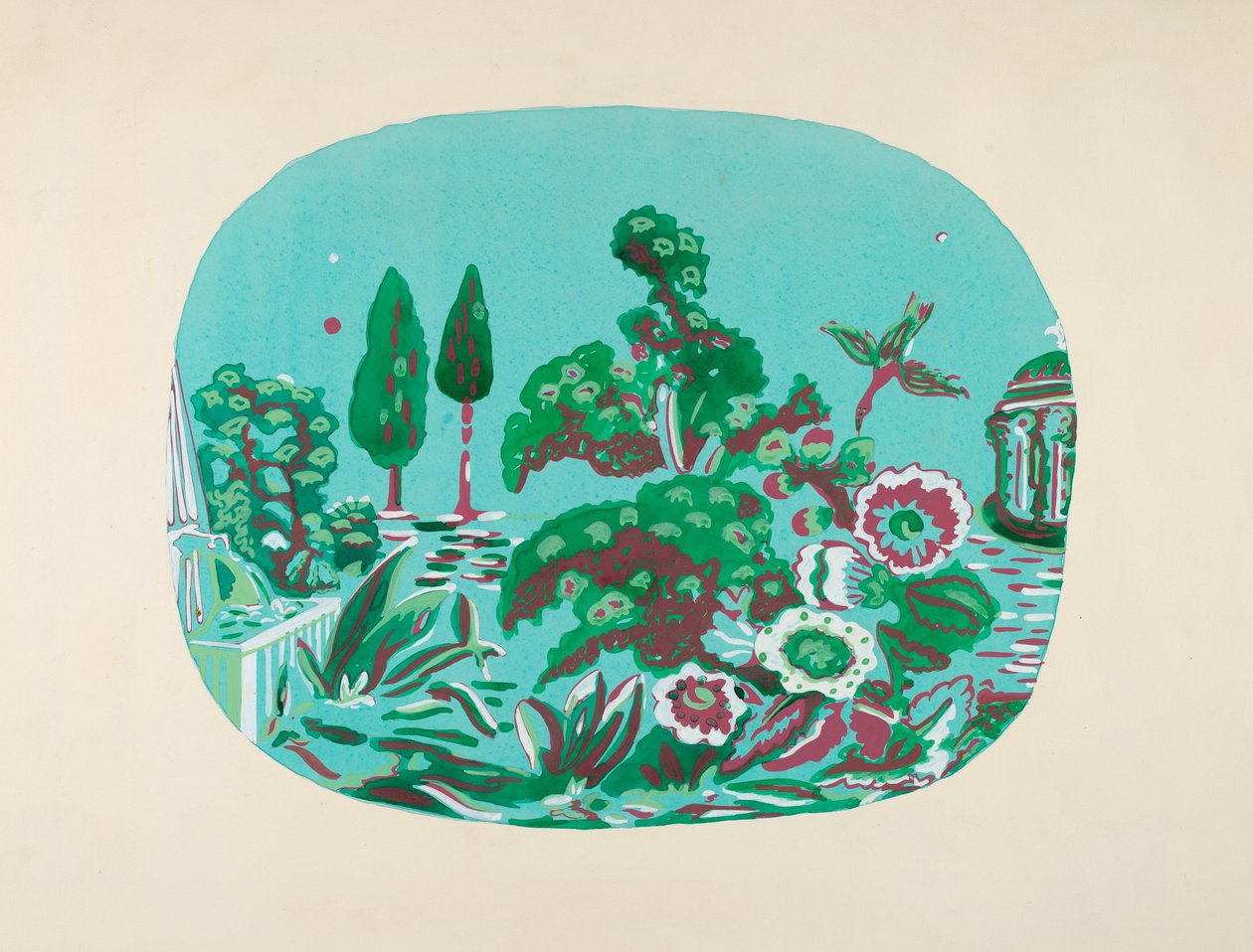 Diseño de Caja de Sombreros de American 20th Century