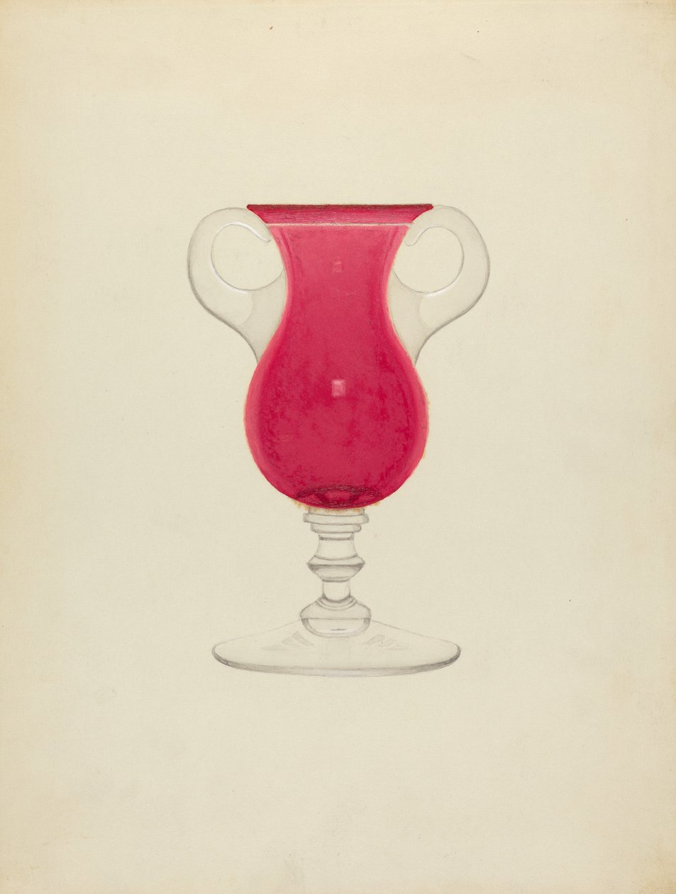 Vidrio soplado de American 20th Century