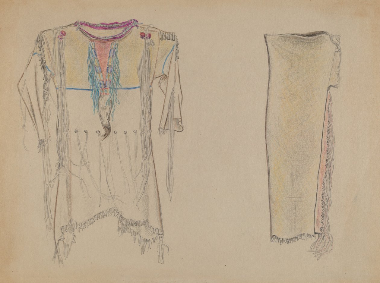 Camisa y polainas de gamuza de American 20th Century