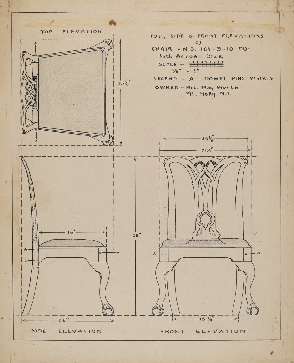 Silla de American 20th Century