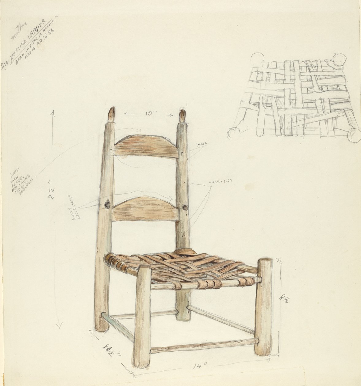 Silla de niño de American 20th Century