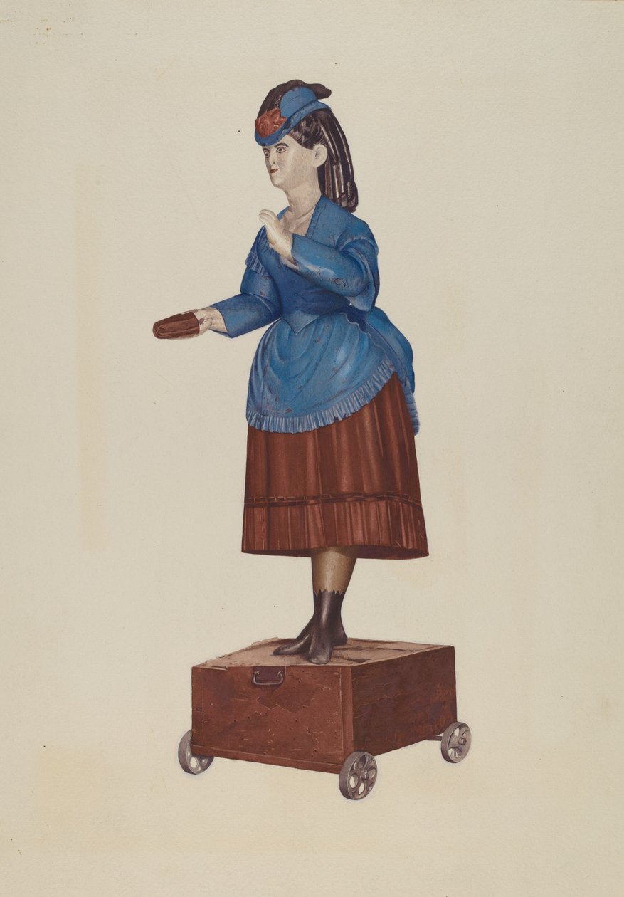 Figura de tienda de cigarros de American 20th Century