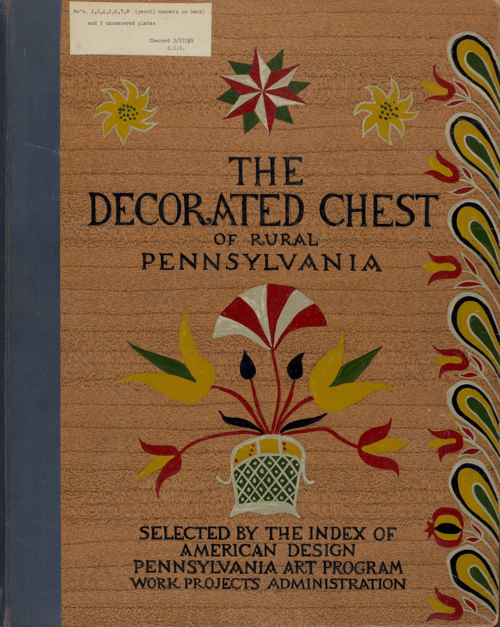 Portada para la propuesta de portafolio "Cofres decorados de la Pennsylvania rural" de American 20th Century
