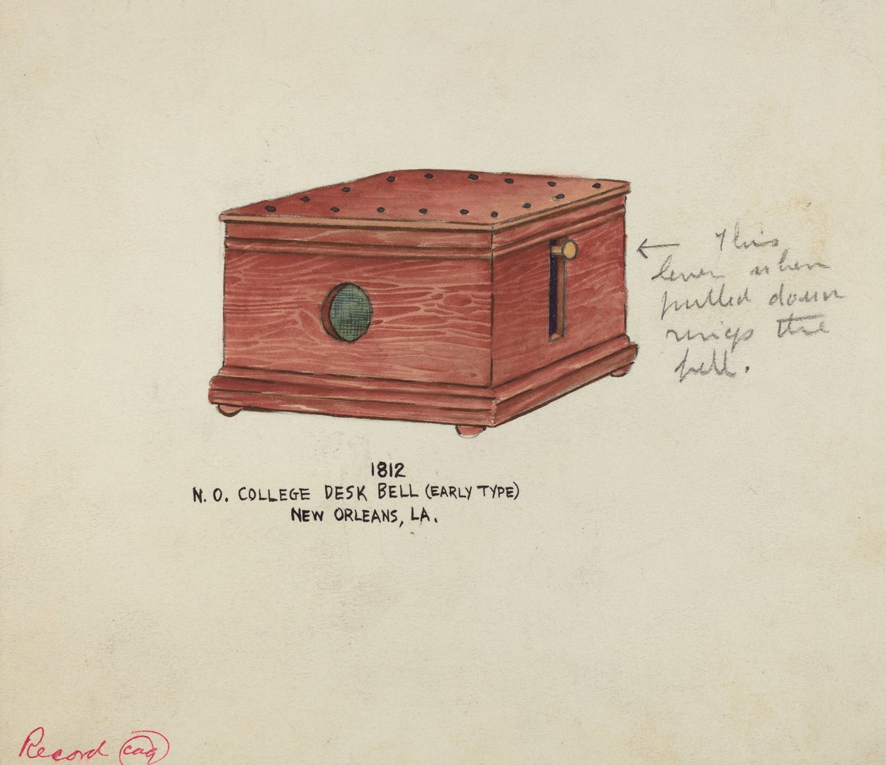 Timbre de escritorio de American 20th Century