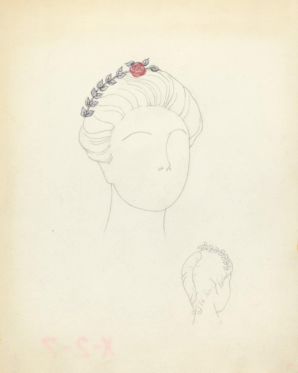 Ornamento para el cabello de American 20th Century