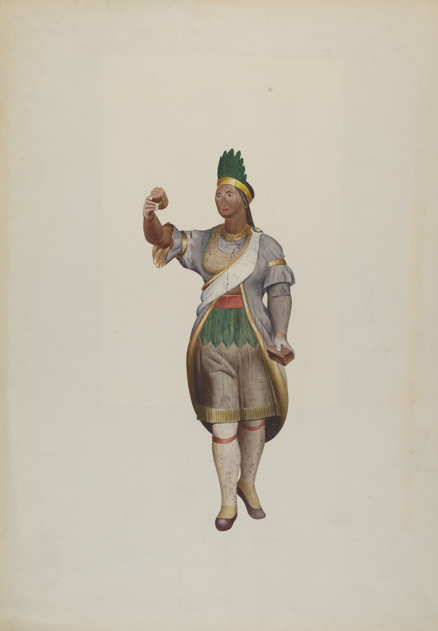 Mujer india de American 20th Century