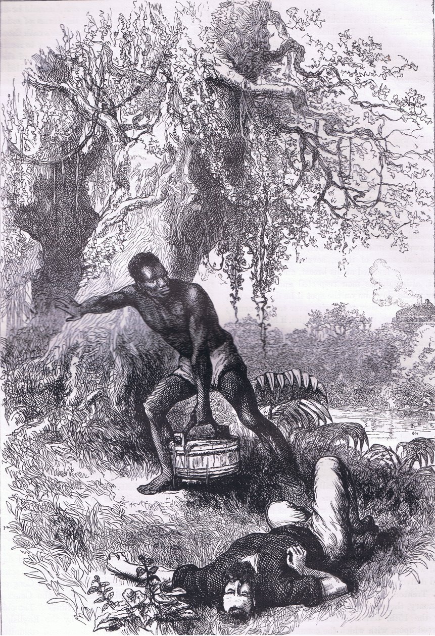Un incidente en la defensa de "Ninety Six", ilustración de la Historia de los Estados Unidos de Cassell publicada por Cassell, Petter & Galpin, c.1900 (litografía) de American English school