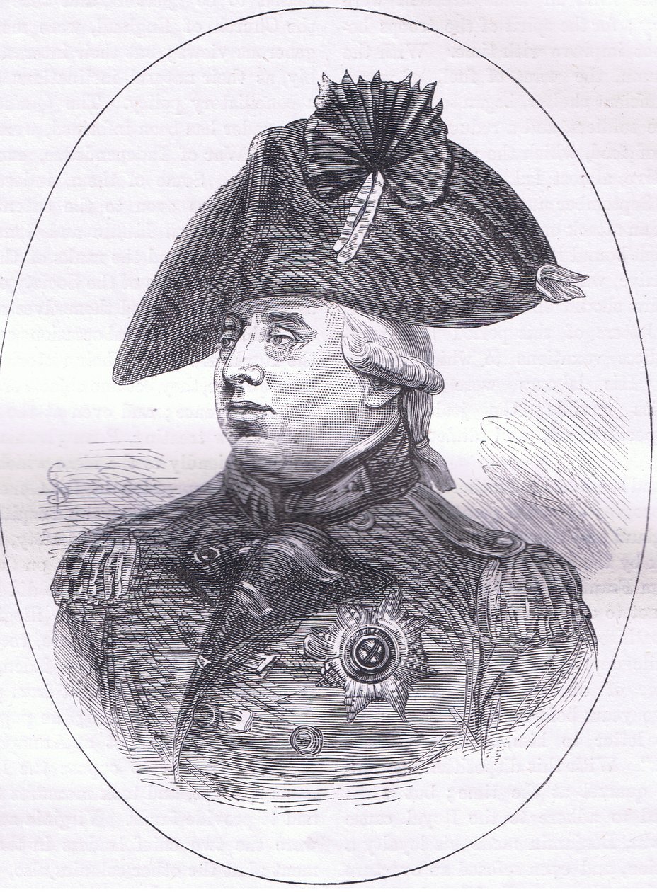 Rey Jorge III, ilustración de la Historia de los Estados Unidos de Cassell publicada por Cassell, Petter & Galpin, c.1900 (litografía) de American English school