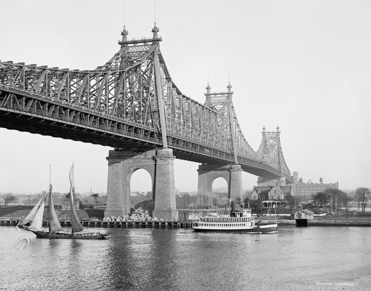Puente de Blackwells Island (es decir, Queensboro), Nueva York, N.Y., 1910-20 de American Photographer