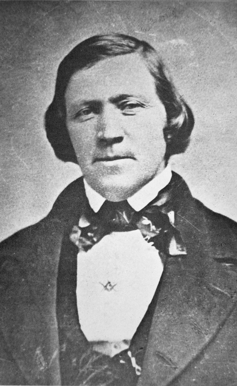 Brigham Young (1801-77) Segundo Presidente de la Iglesia Mormona, a los 43 años de American Photographer