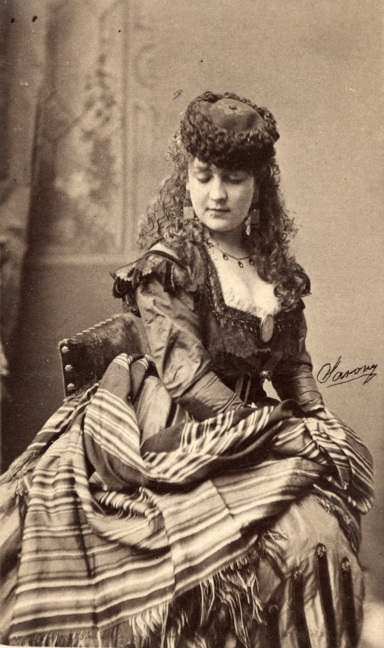 Tarjeta de gabinete del actor Adah Isaacs Menken de American Photographer