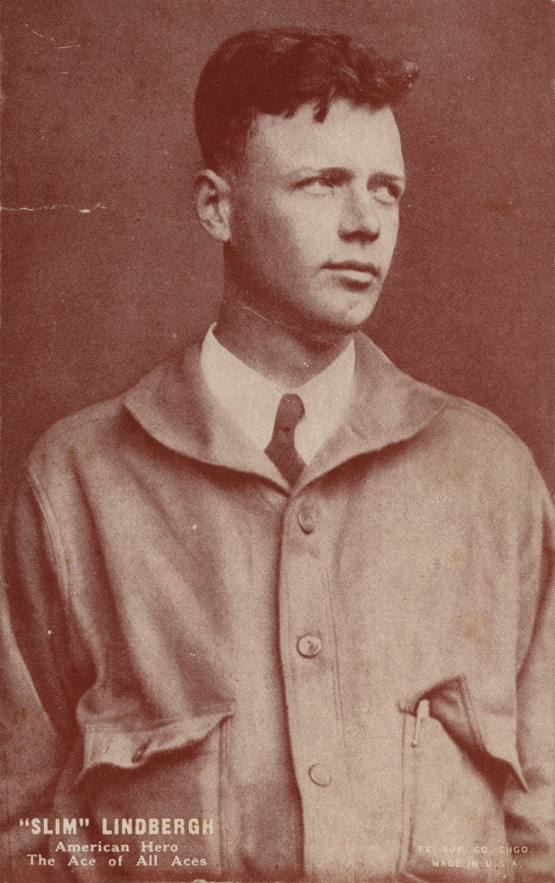 Charles Lindbergh, aviador estadounidense que realizó el primer vuelo transatlántico en solitario de American Photographer