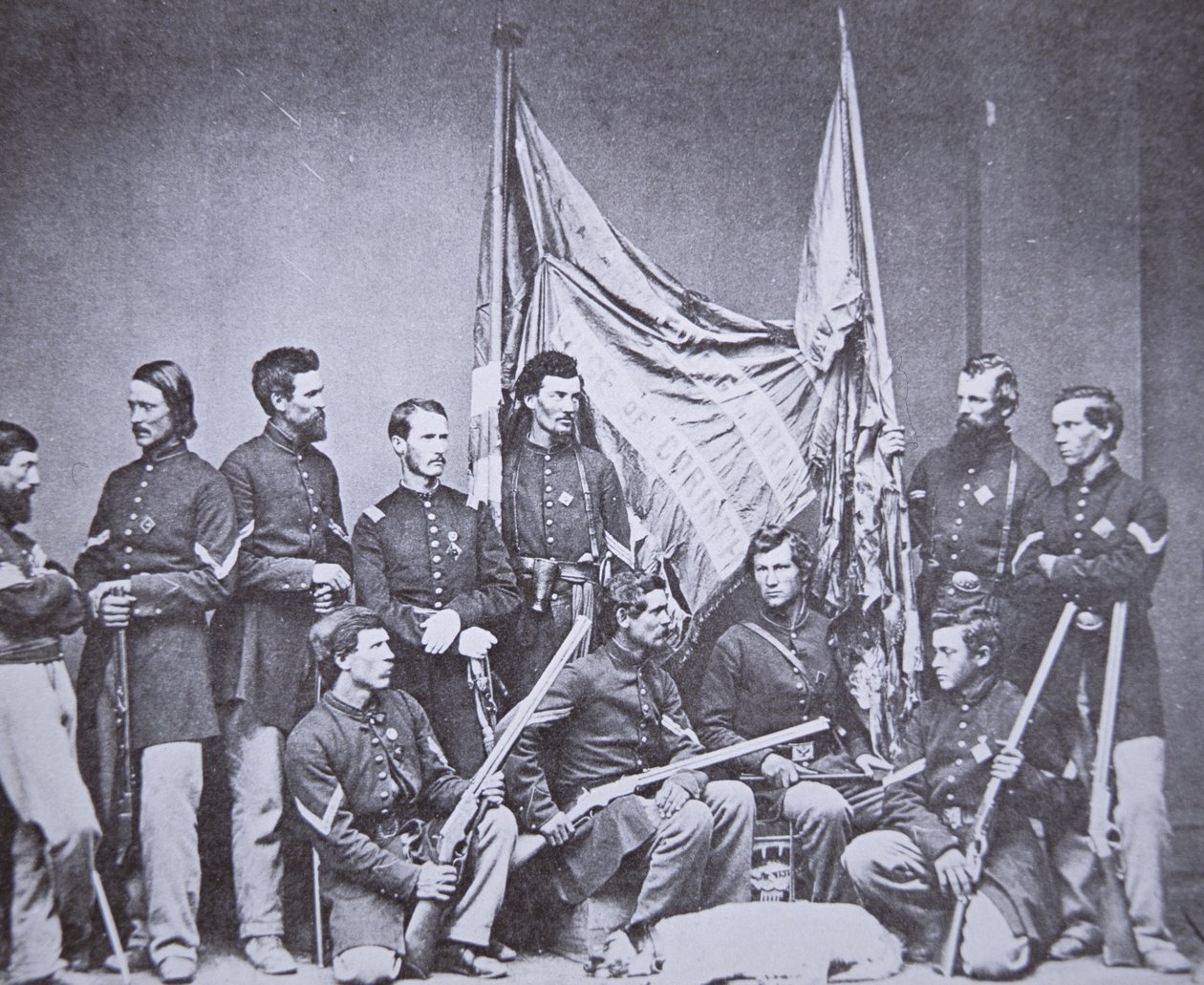 Grupo de color de la 7ª Infantería de Illinois de American Photographer