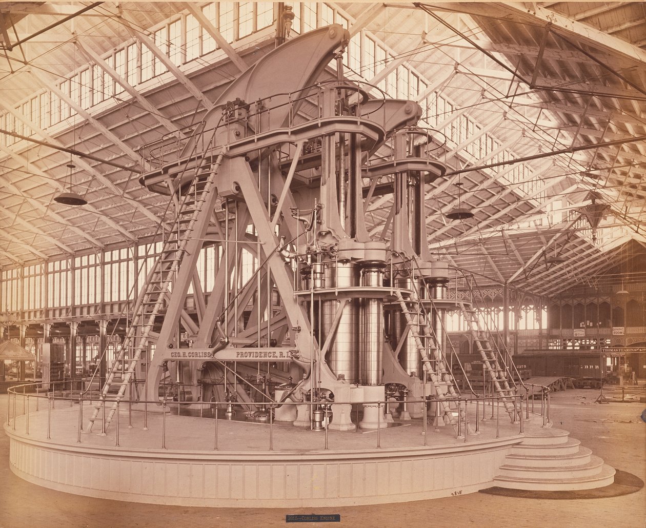 Motor Corliss, Centennial International Exhibition, Filadelfia, 1876 de American Photographer