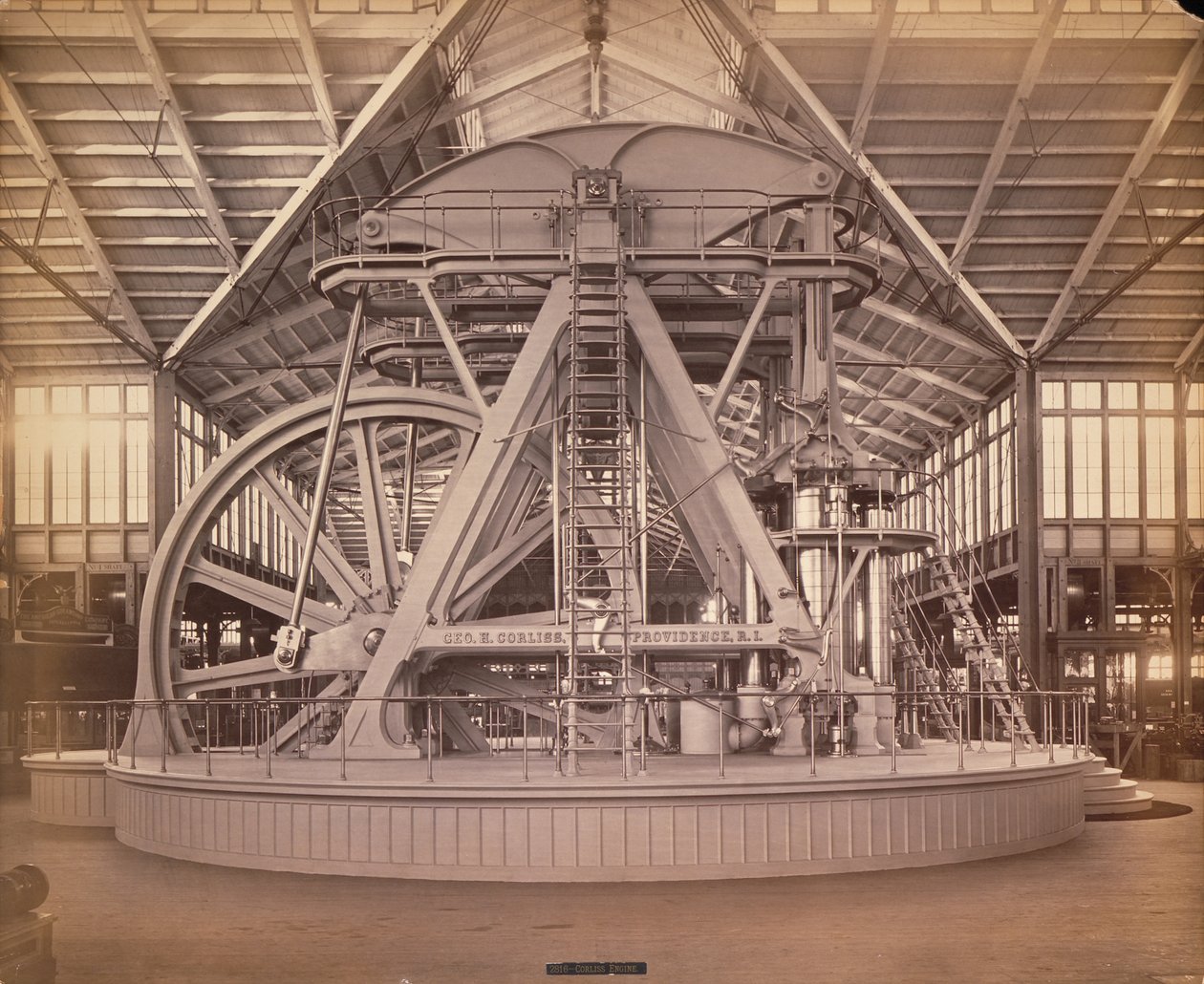 Motor Corliss, Exposición Internacional del Centenario, Filadelfia, 1876 de American Photographer