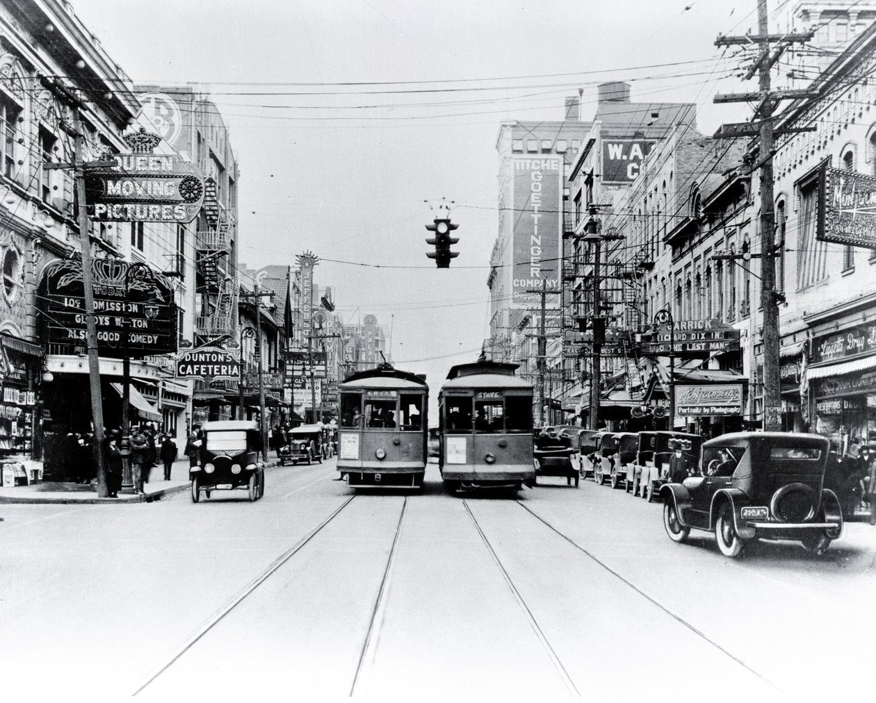 Calle Elm, Dallas 1922 de American Photographer