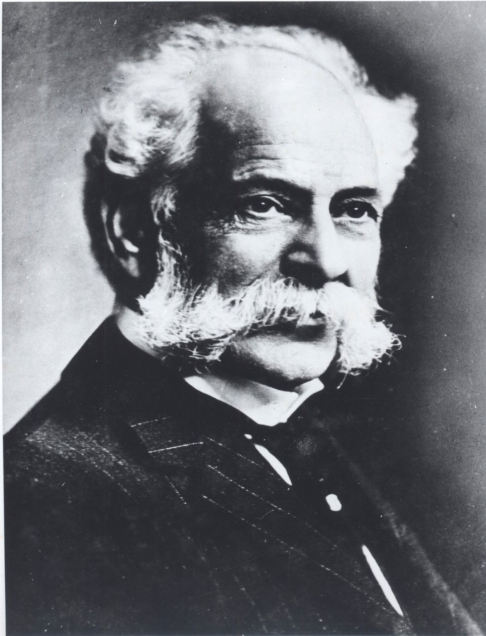 Henry J. Heinz, fundador de la empresa de alimentos procesados, c.1900 (foto en blanco y negro) de American Photographer