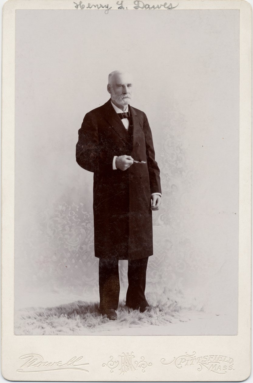 Henry Laurens Dawes (1816-1903), Senador de EE.UU., foto de Nowell, Pittsfield, Massachusetts de American Photographer