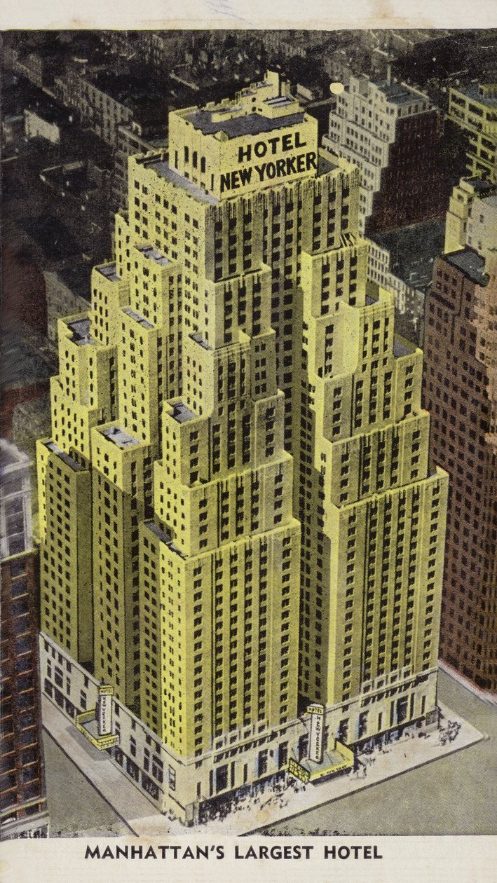 Hotel New Yorker, el mayor hotel de Manhattan, Nueva York, EE.UU. (foto en color) de American Photographer