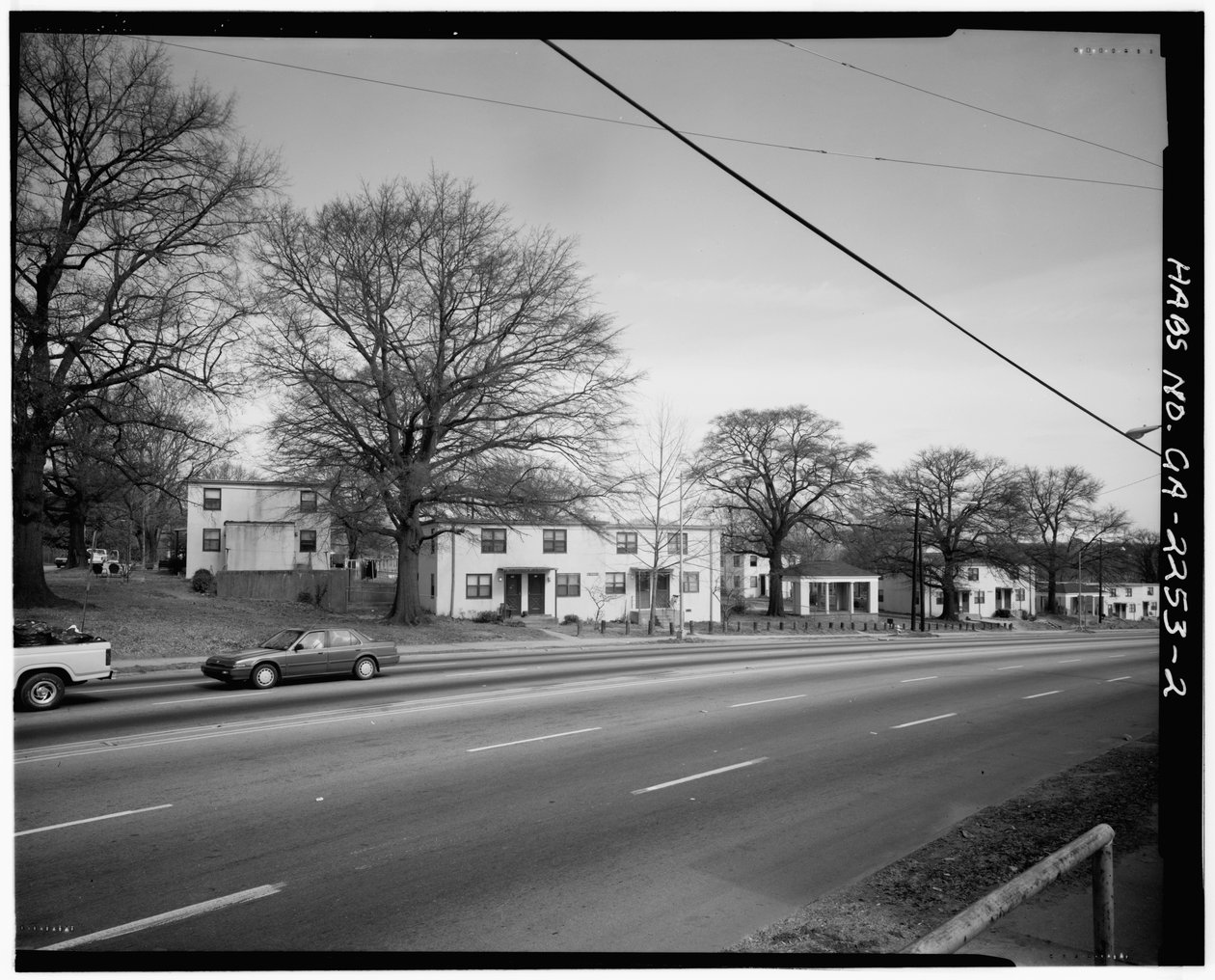 John Hope Homes (Vivienda Pública), delimitado por Larkin, Dora, Spelman Streets & Lane, Atlanta, Condado de Fulton, GA (foto en blanco y negro) de American Photographer