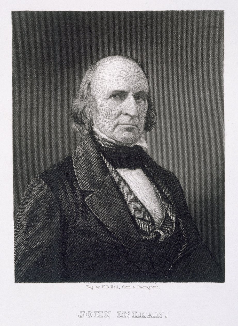 John McLean (1785-1861) grabado por Henry Bryan Hall (1808-84) de American Photographer