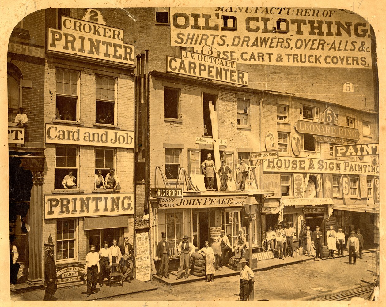 Calle Hudson Baja, N.Y.C., 1865 de American Photographer