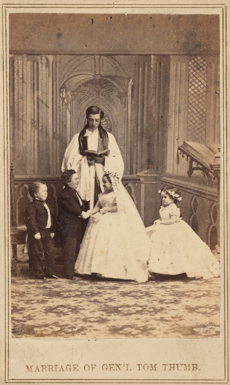 Matrimonio del General Tom Thumb,1863 (foto) de American Photographer