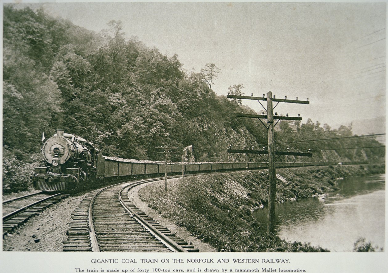 Ferrocarril Norfolk & Western, c.1925 de American Photographer