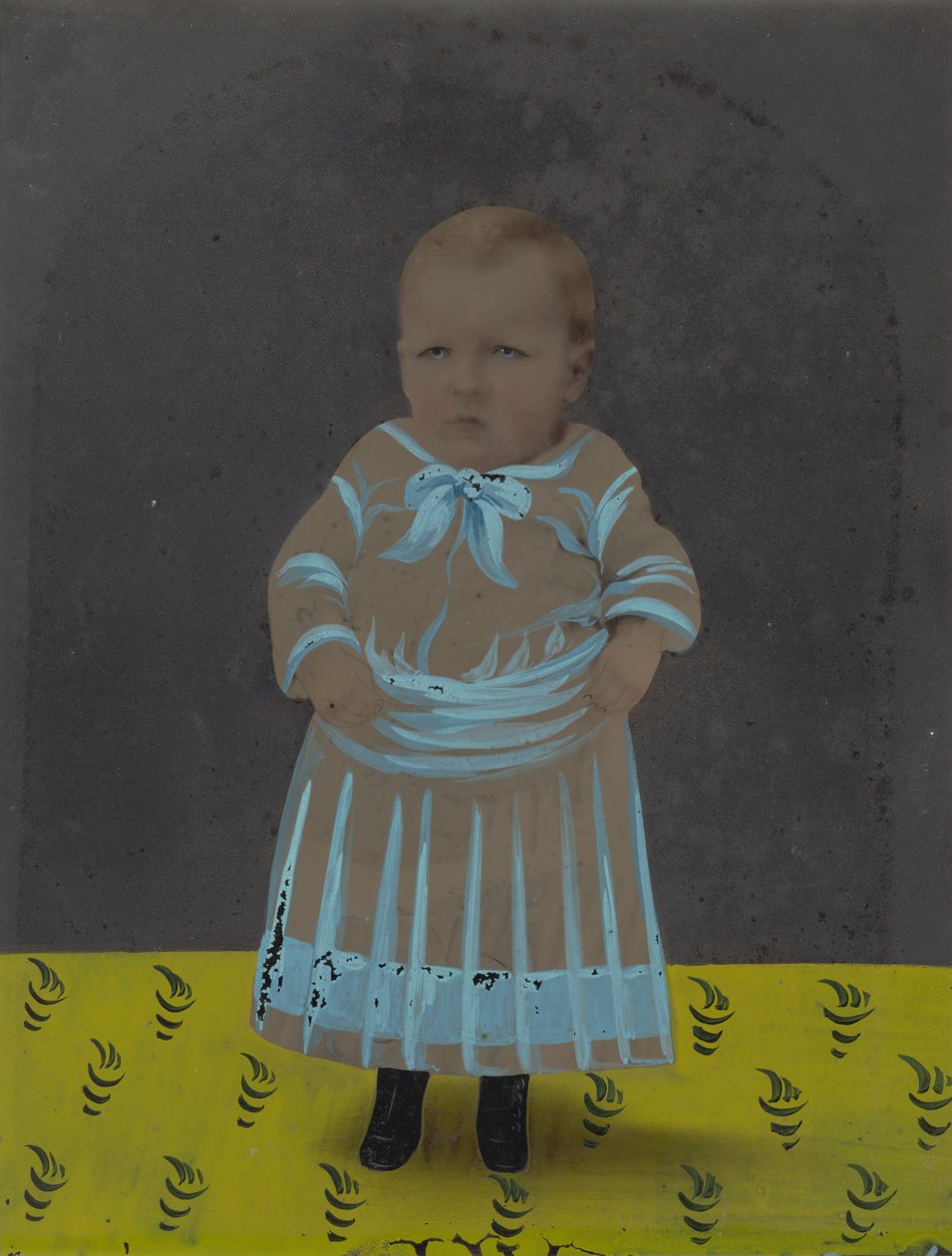 Retrato de un niño,década de 1880 (foto) de American Photographer
