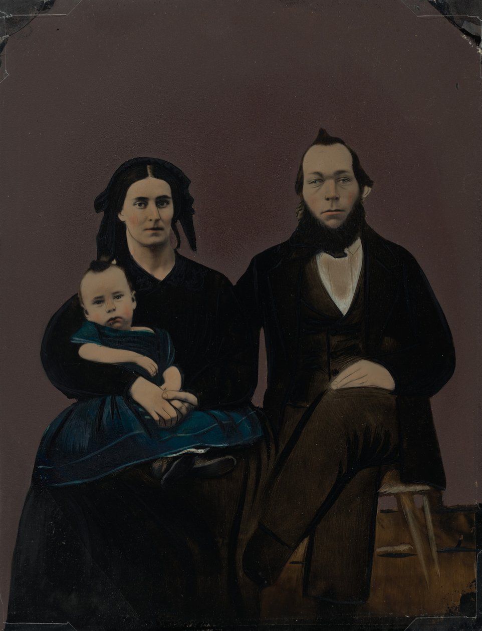 Retrato de familia,década de 1860 (foto) de American Photographer