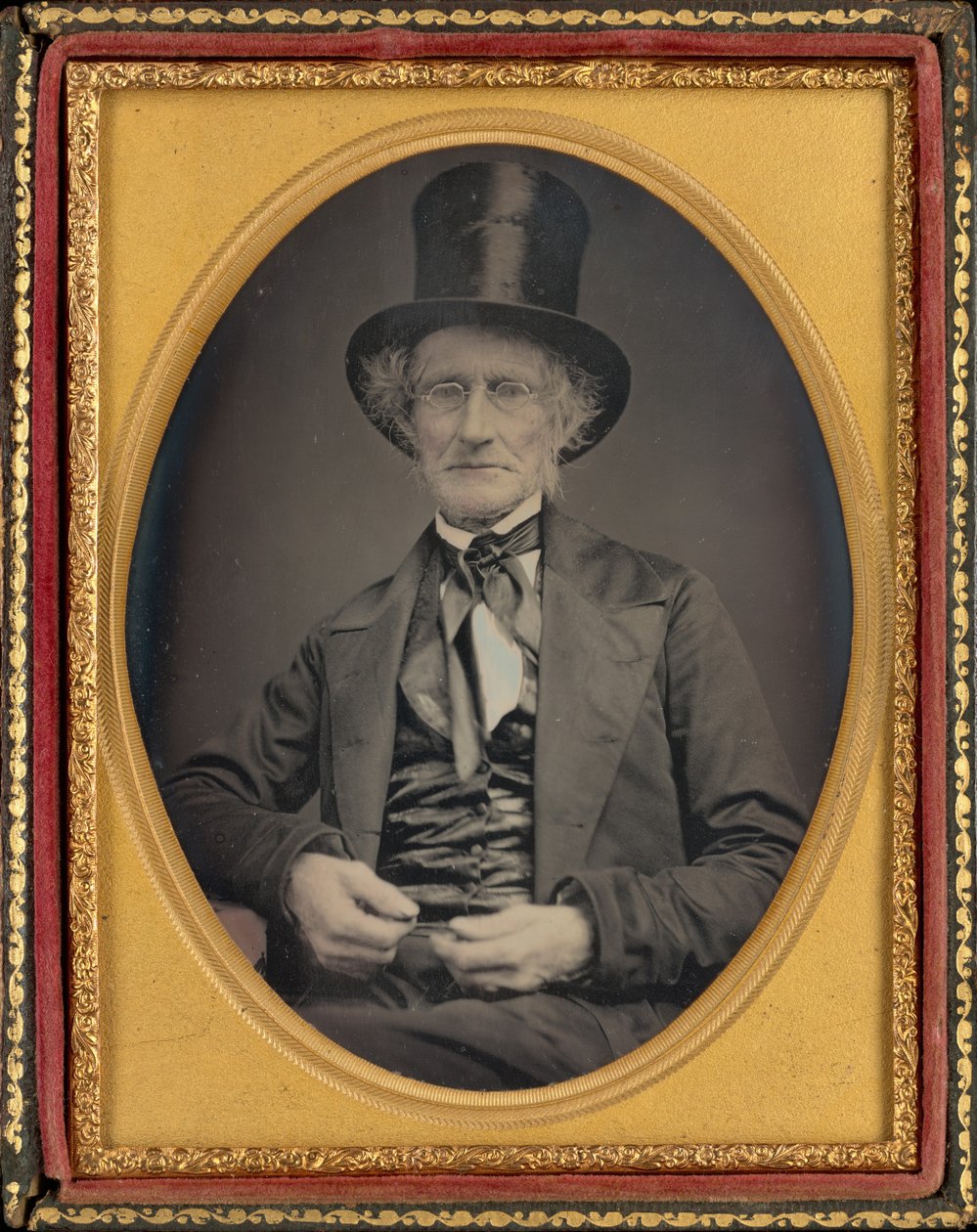 Retrato de hombre,c. 1850 (foto) de American Photographer