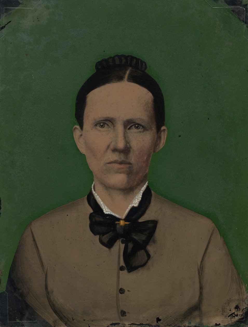 Retrato de mujer, 1860 (foto) de American Photographer