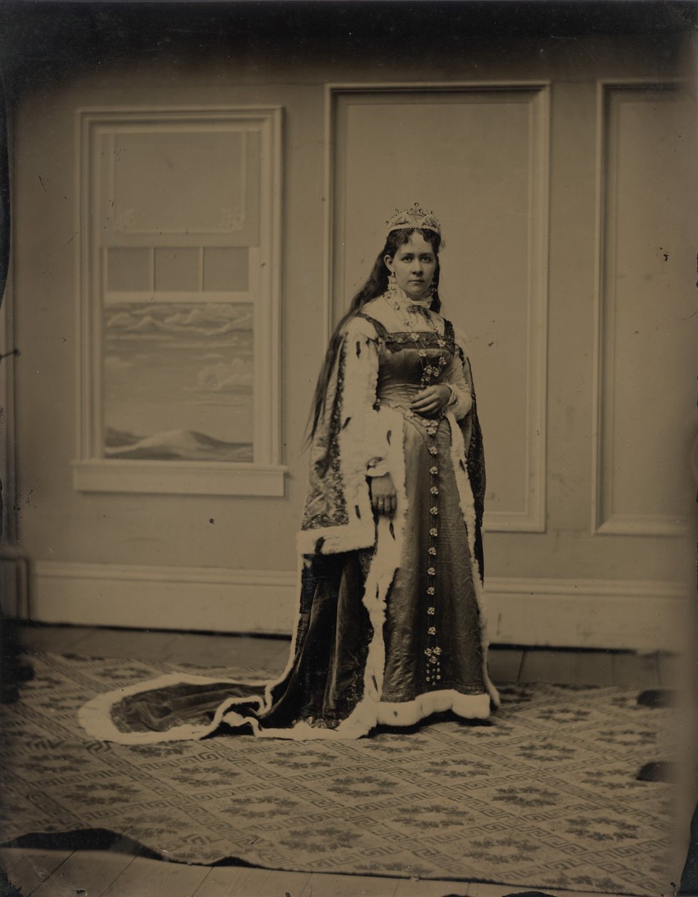 Retrato de mujer, 1880 (foto) de American Photographer