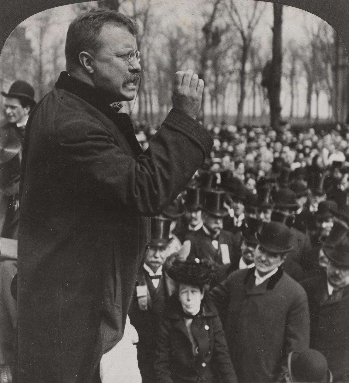 El presidente Roosevelt en Evanston de American Photographer