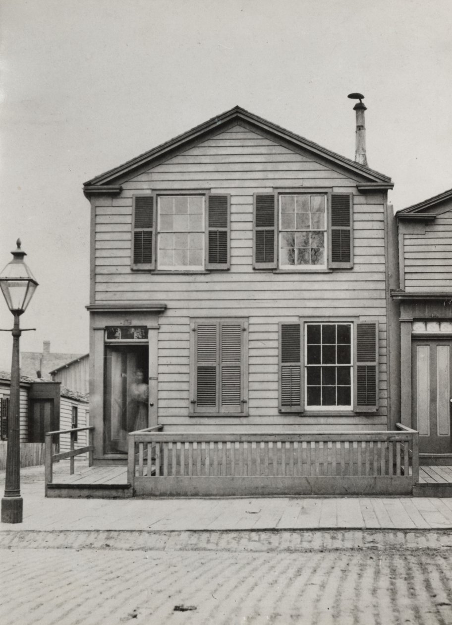 Residencia en 42 Monroe St., Chicago, 1869 de American Photographer