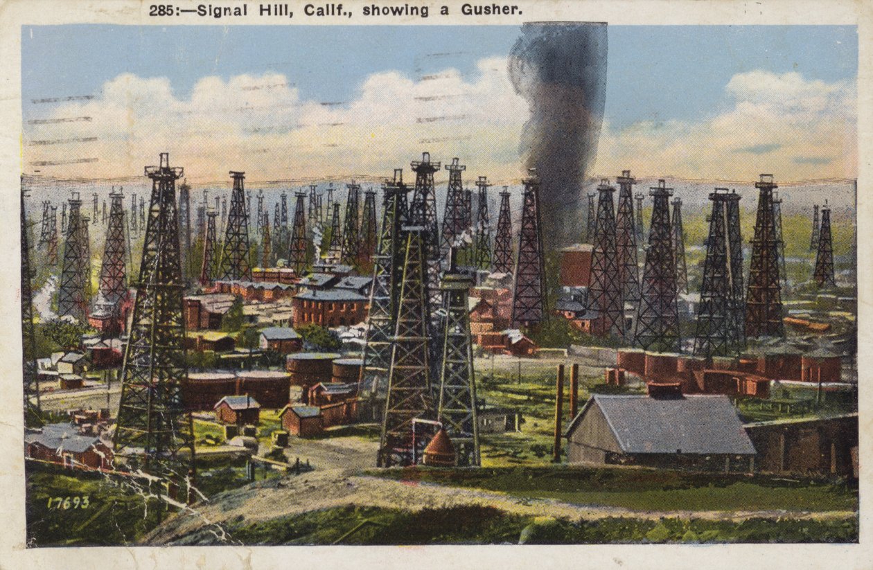 Signal Hill, California, mostrando un Gusher (foto) de American Photographer