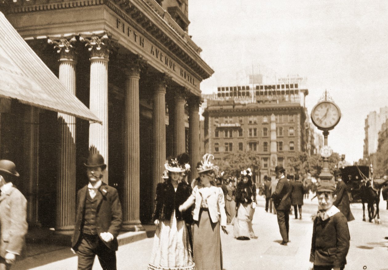 El Hotel de la Quinta Avenida en Madison Square, Ciudad de Nueva York, 1896 de American Photographer