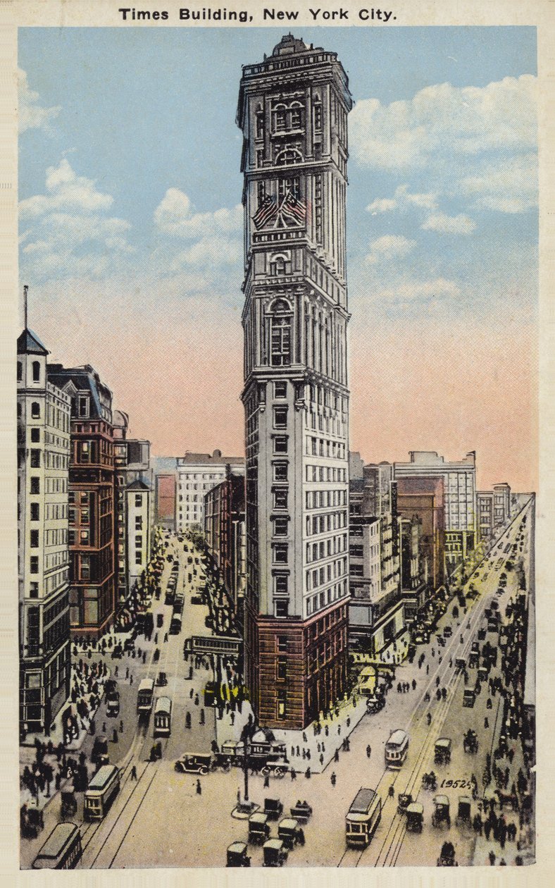 Times Building, Nueva York, EE.UU. (foto en color) de American Photographer