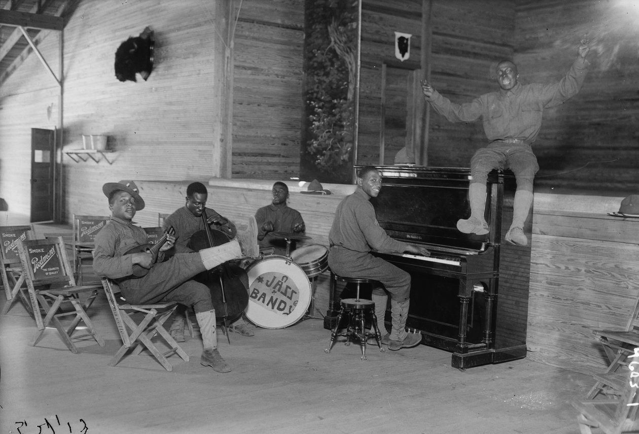 Banda de Jazz del Ejército de EE.UU., 1914-18 de American Photographer