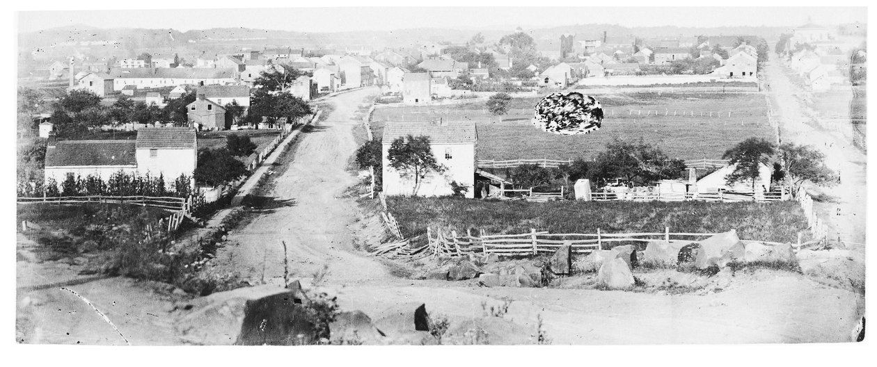 Vista de Gettysburg (foto en blanco y negro) de American Photographer