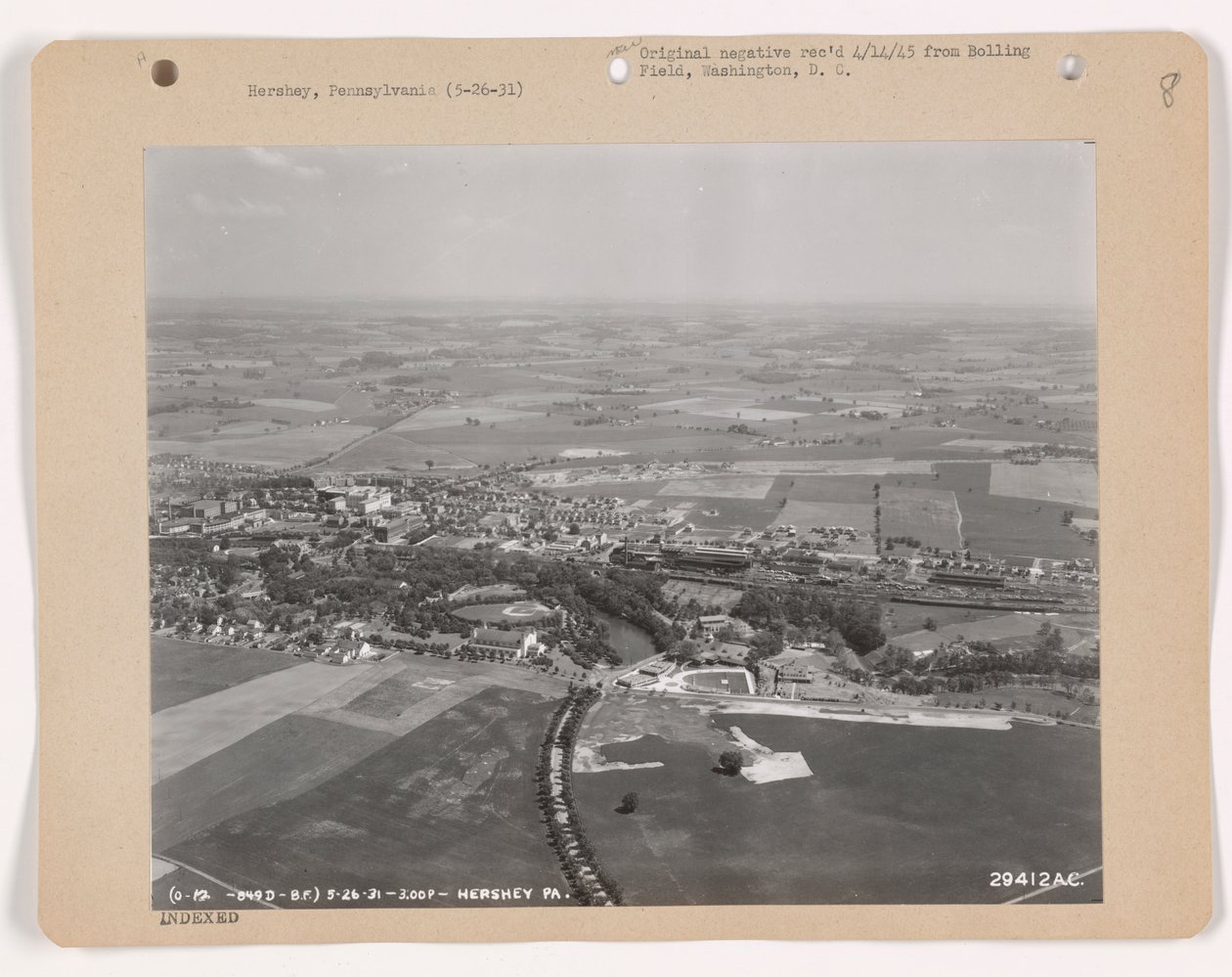 Vista de Hershey, Pensilvania, 26 de mayo de 1931 de American Photographer