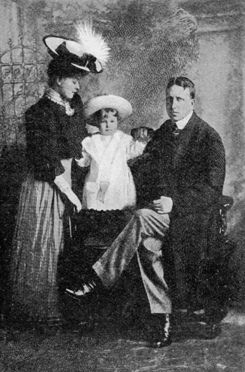 William Randolph Hearst y su familia, publicado en The Graphic, 27 de octubre de 1906 de American Photographer