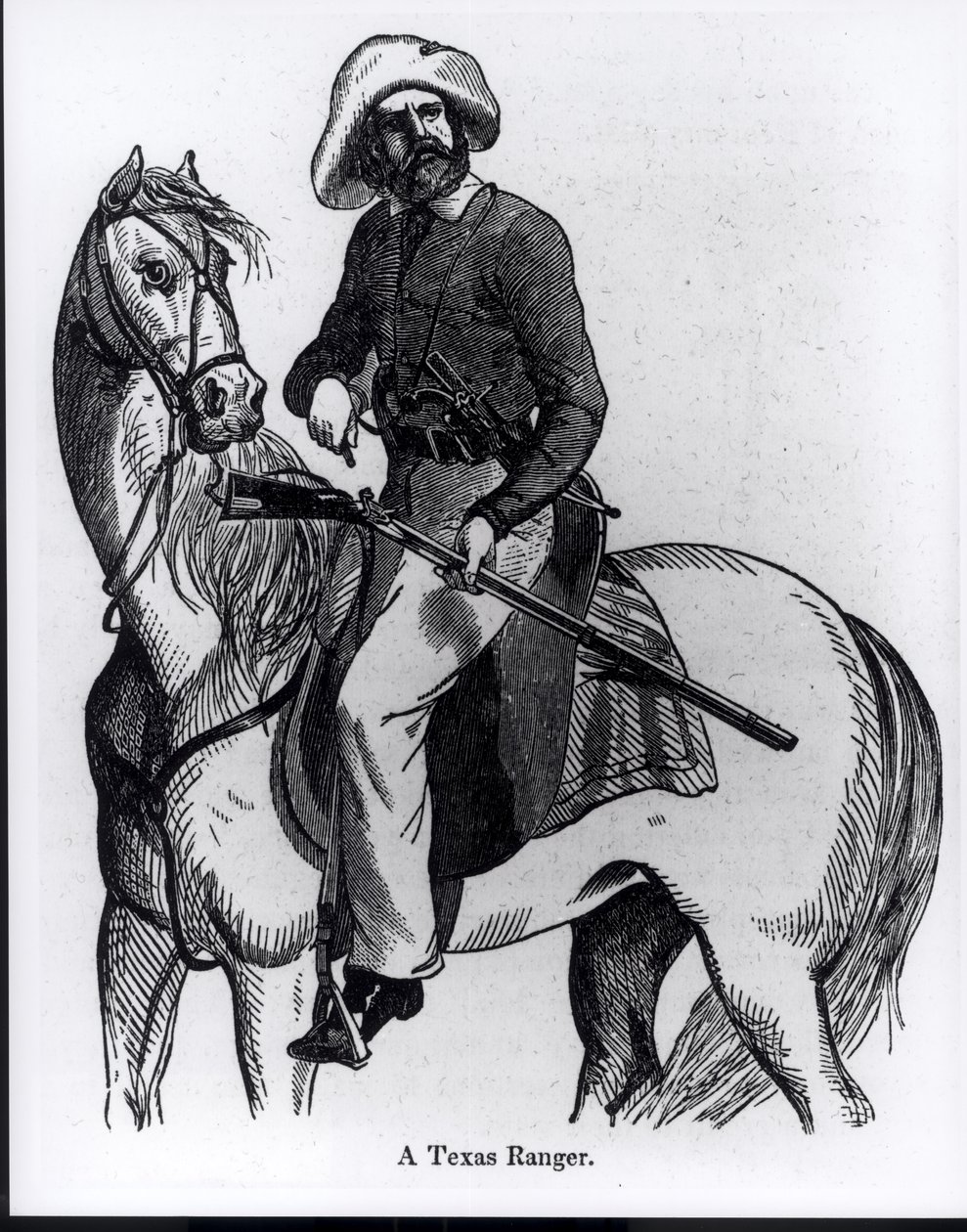 Un Ranger de Texas, ilustración de 