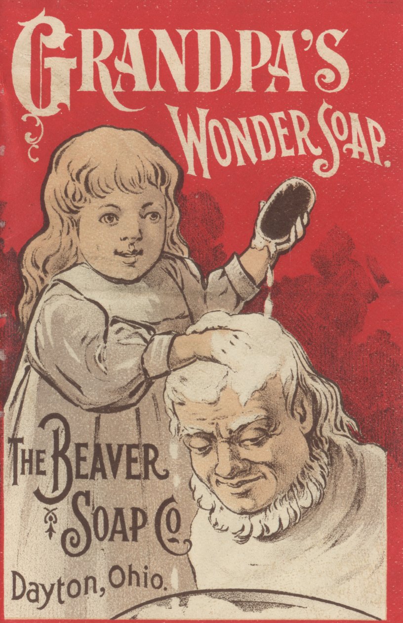 Anuncio de Grandpas Wonder Soap, c.1898 de American School