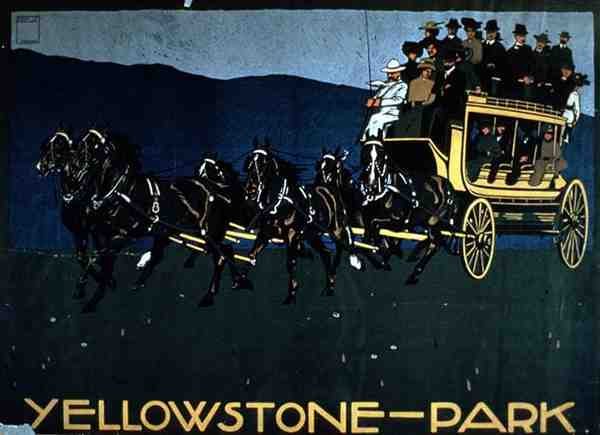 Anuncio para el Parque Yellowstone de American School