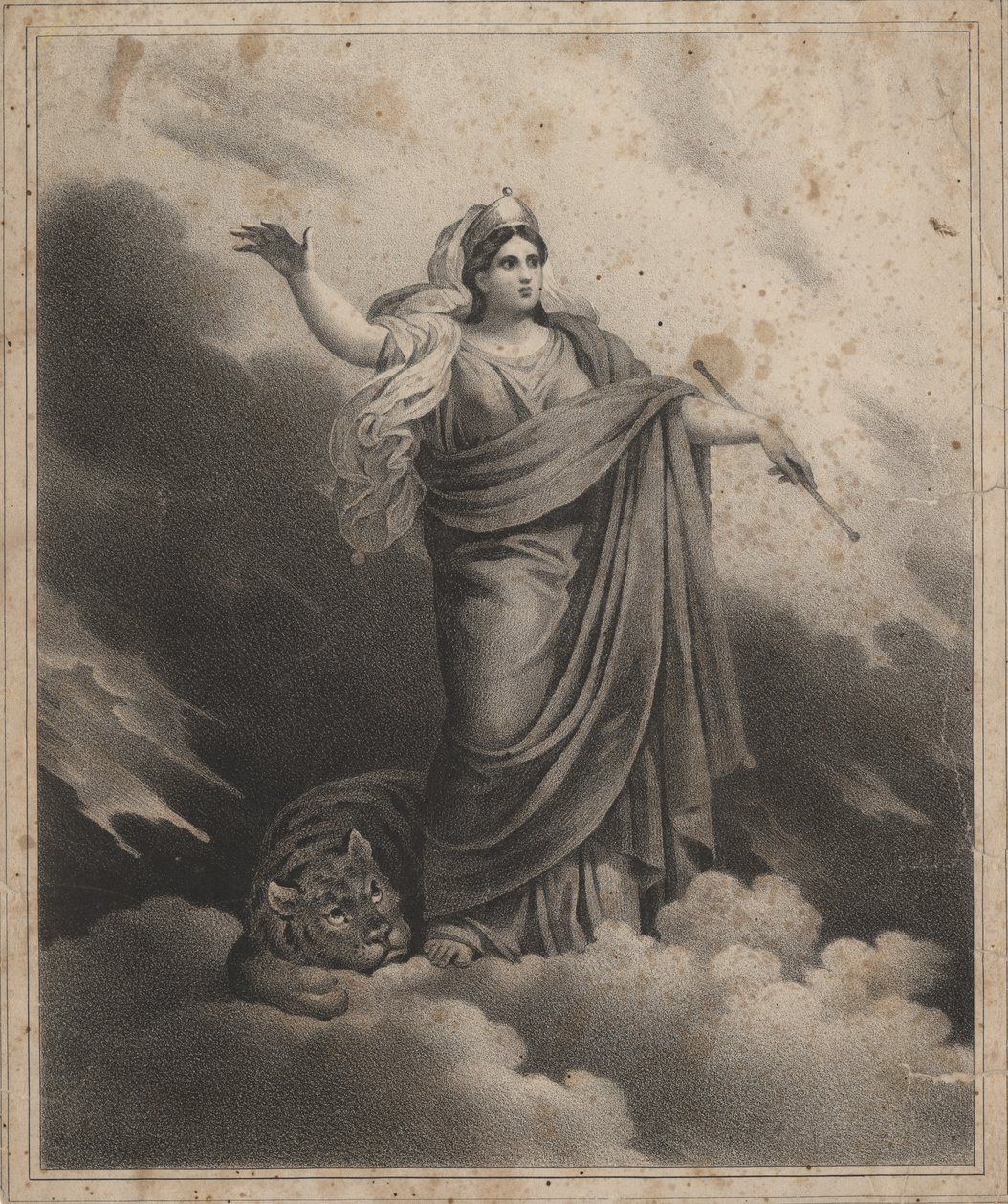 Figura alegórica (litografía) de American School
