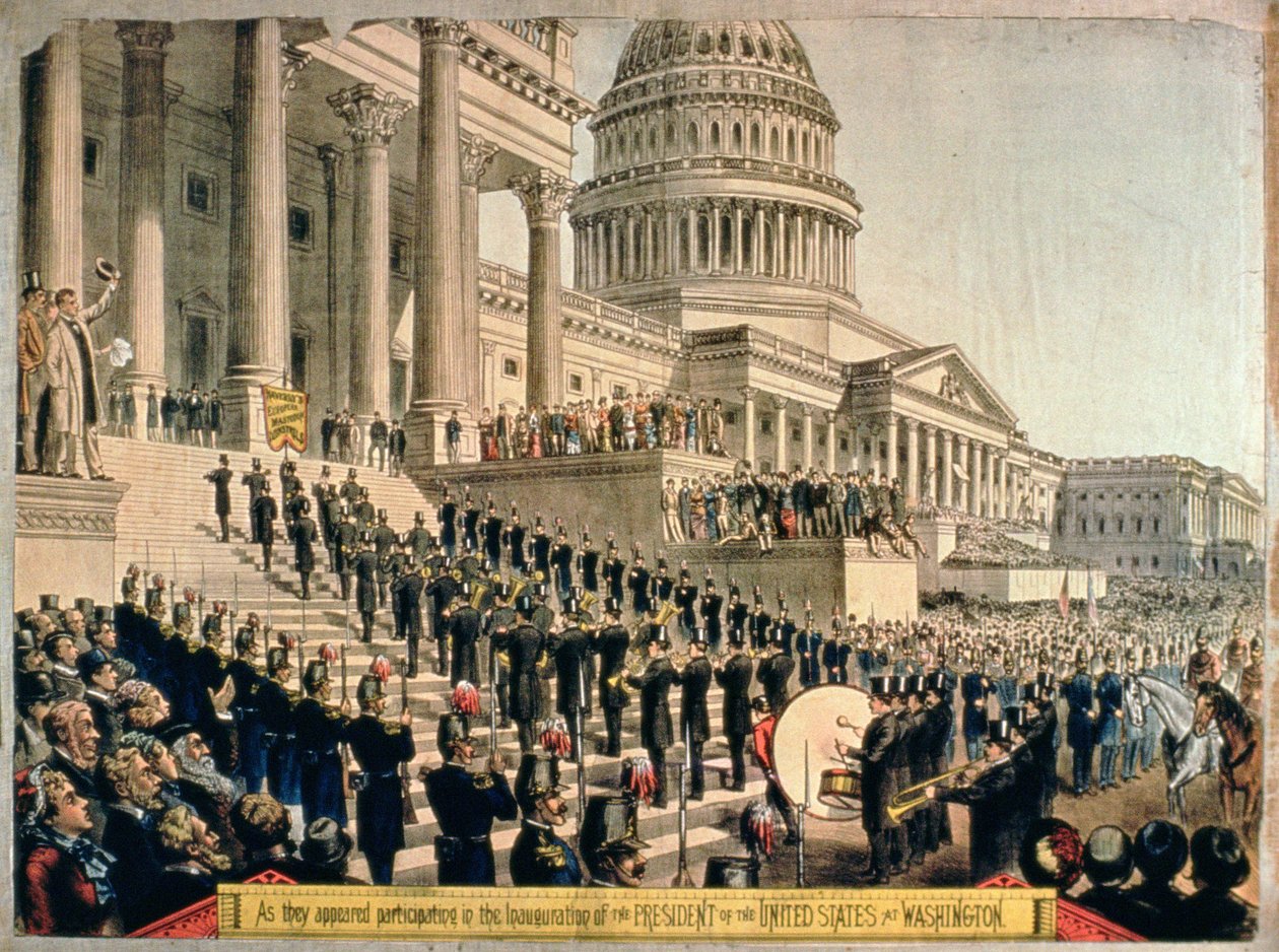 Como aparecieron participando en la inauguración del Presidente de los Estados Unidos en Washington de American School