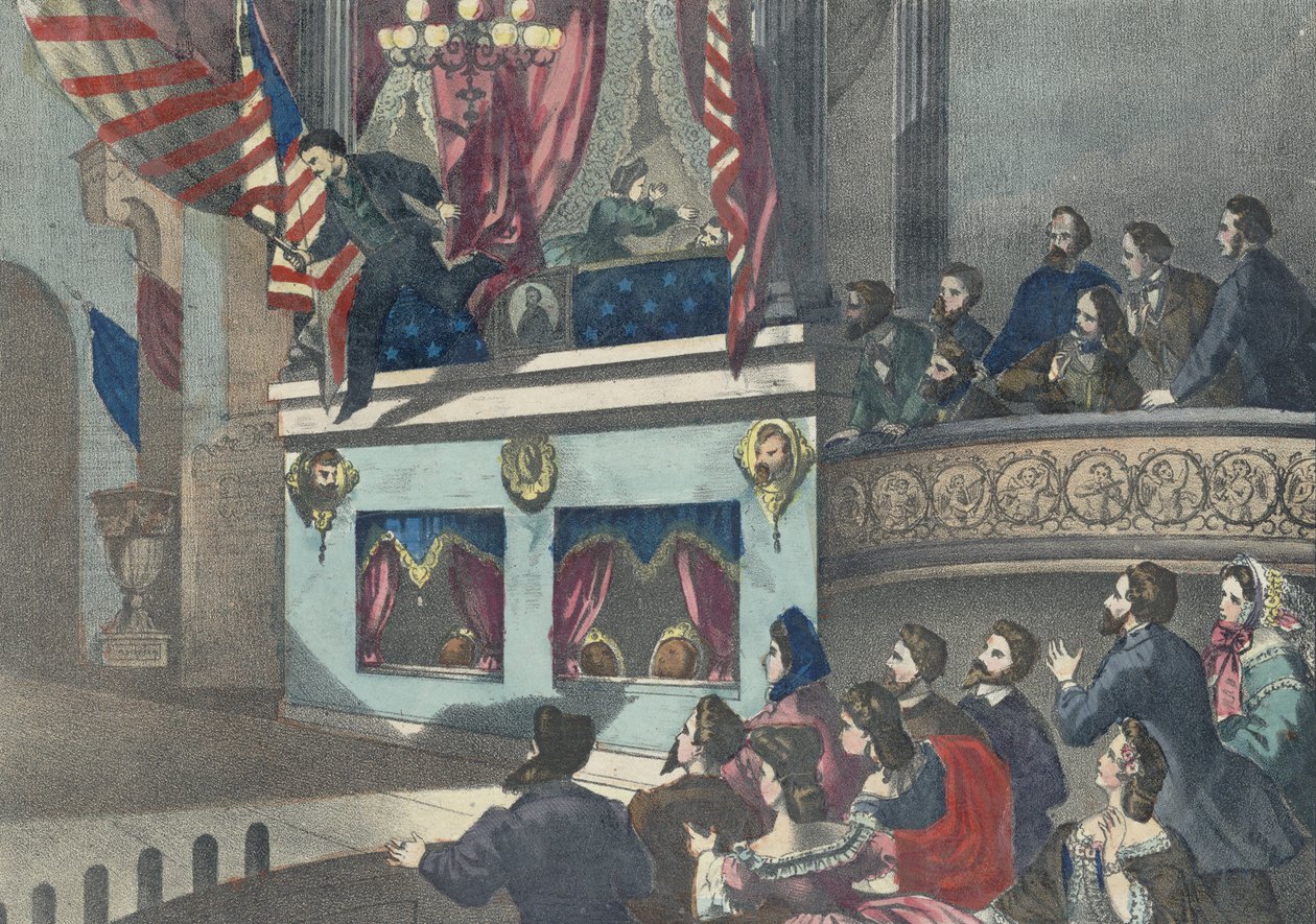 Asesinato del presidente Abraham Lincoln, c.1865 de American School