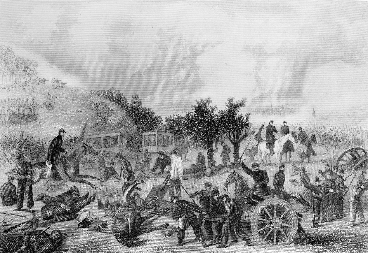 Batalla de Gettysburg, Pensilvania 1863 de American School